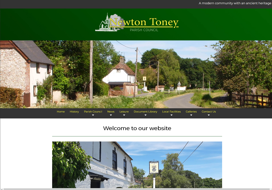 Newton Toney Parish Council website from Ringstones Media